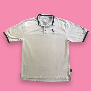 ✮ vintage 90s walt disney world tan polo ✮